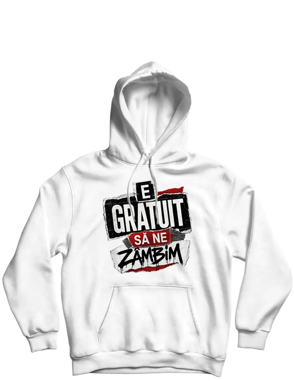 E gratuit sa ne zambim - Hanorac