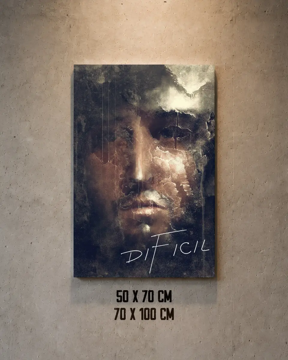 DIFICIL - TABLOU CANVAS