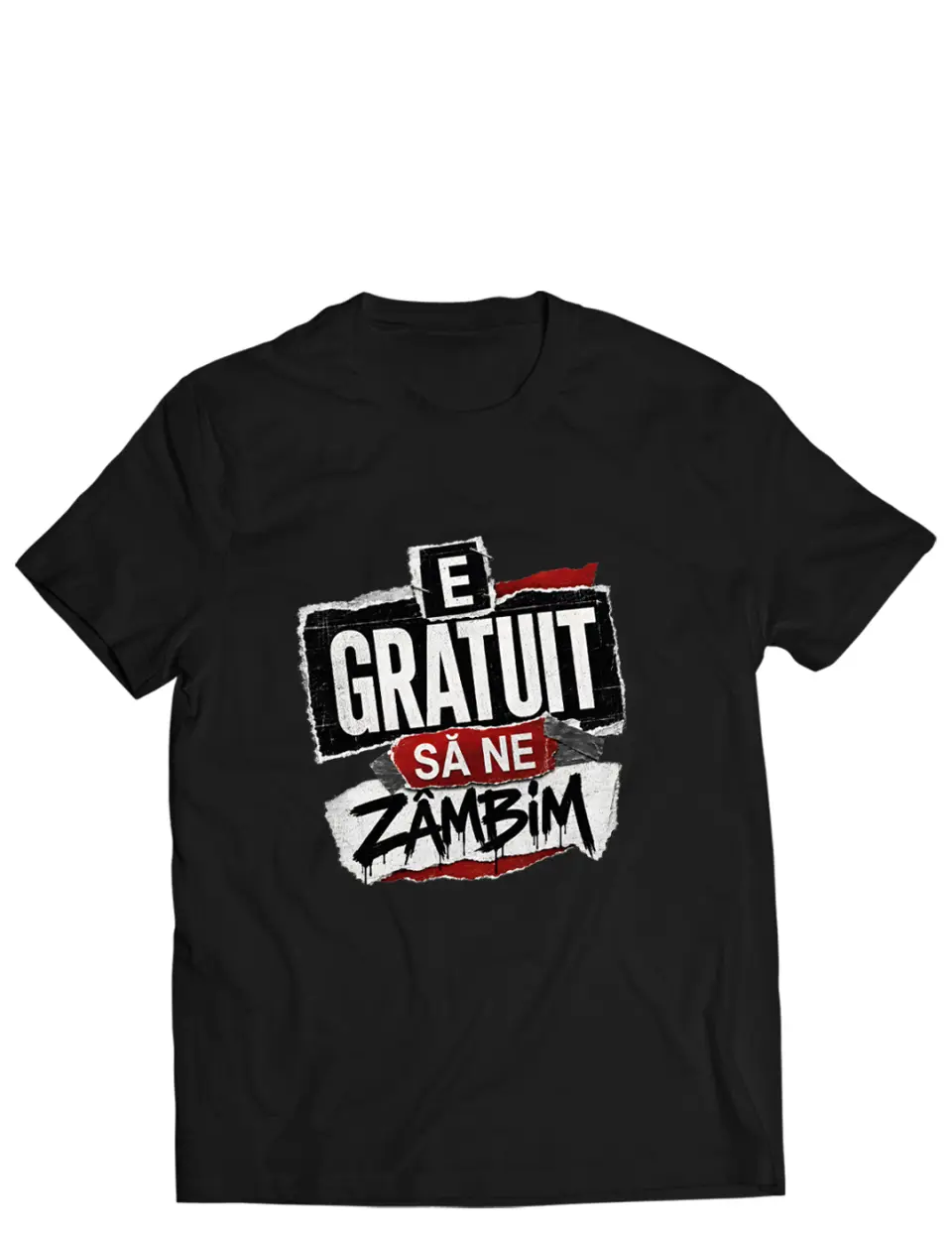 E gratuit sa ne zambim - Tricou